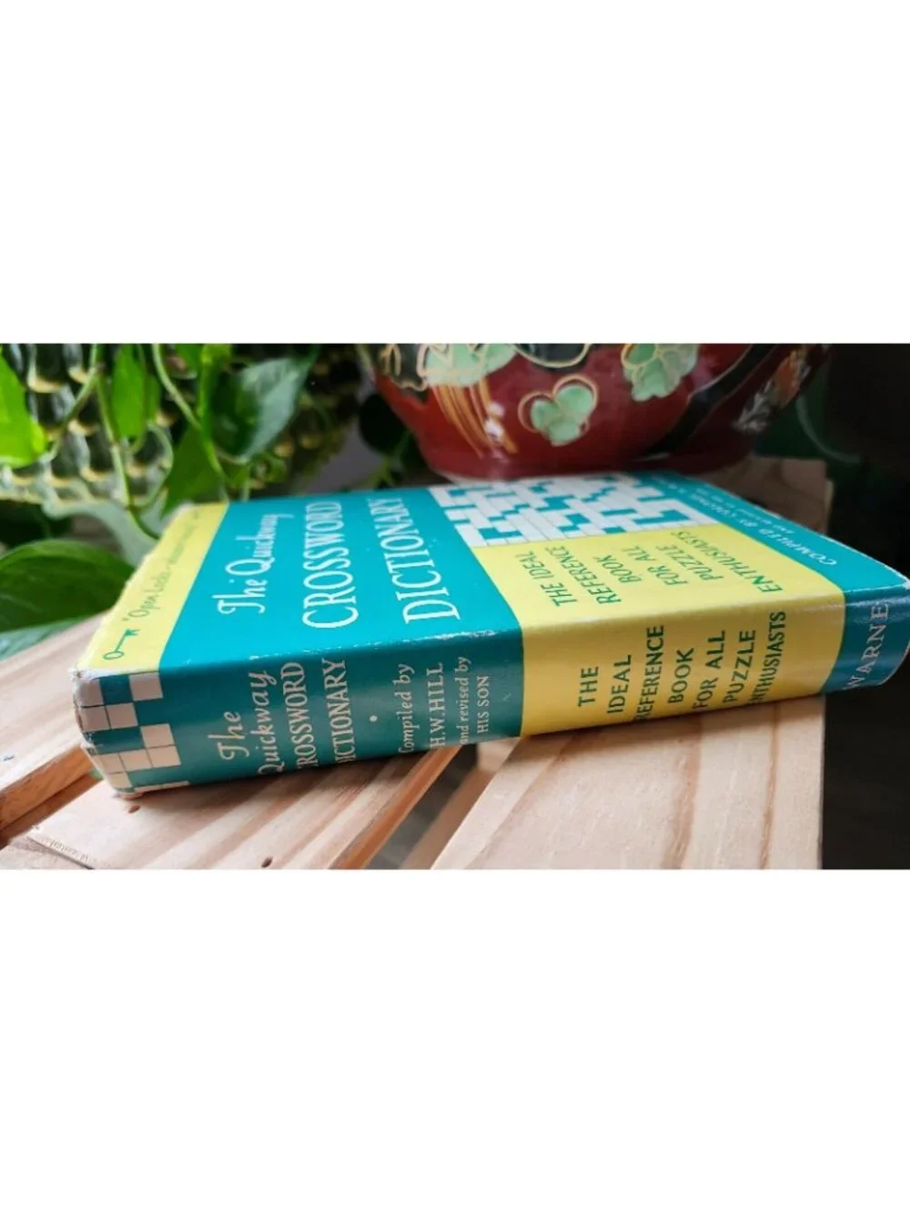 1974 Quickway Crossword Dictionary by H.W. Hill Vintage Hardcover w/ Dust Jacket